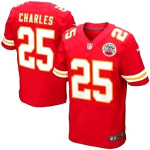 NFL Lg Nike Men's Jamaal Charles #25 Kansas City Pre-Owned Excellent Condition